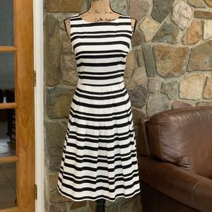 White House Black Market striped dress size 10